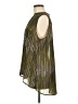 H&M 100% Polyester Green Sleeveless Blouse Size 12 - photo 5