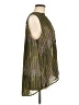 H&M 100% Polyester Green Sleeveless Blouse Size 12 - photo 4