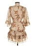 Saints + Secrets 100% Polyester Tan Cocktail Dress Size S - photo 2