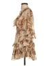 Saints + Secrets 100% Polyester Tan Cocktail Dress Size S - photo 5