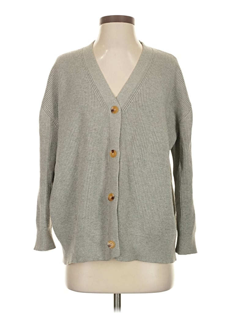 Pre-owned Efan Cardigan Sweater In Gray