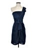 BCBGMAXAZRIA 100% Polyester Blue Cocktail Dress Size 2 - photo 1