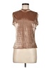 Escapades Metallic Brown Sleeveless Blouse Size M - photo 1