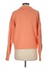 Old Navy 100% Cotton Solid Orange Pullover Sweater Size M - photo 2