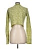 Cider 100% Polyester Green Cardigan Size L (estimated) - photo 2