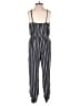 Aqua Stripes Black Jumpsuit Size S - photo 2