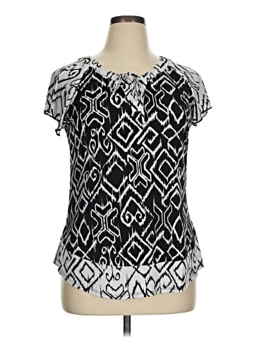 Diana Belle Short Sleeve Blouse (view 1)