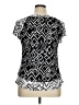 Diana Belle Black Short Sleeve Blouse Size XL - photo 2