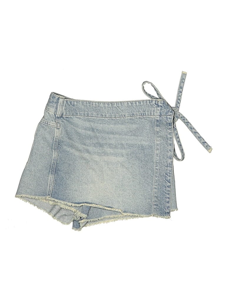 Pre-owned We The Free Denim Skirt In Blue