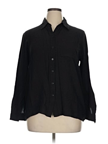 MICHAEL Michael Kors Long Sleeve Button-Down Shirt (view 1)