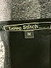 Love Stitch 100% Polyester Gray Short Sleeve Blouse Size M - photo 7