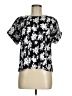 MELLODAY Black Short Sleeve Blouse Size M - photo 1