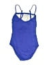 Kadi Maya Color Block Blue One Piece Swimsuit Size 6 - photo 2