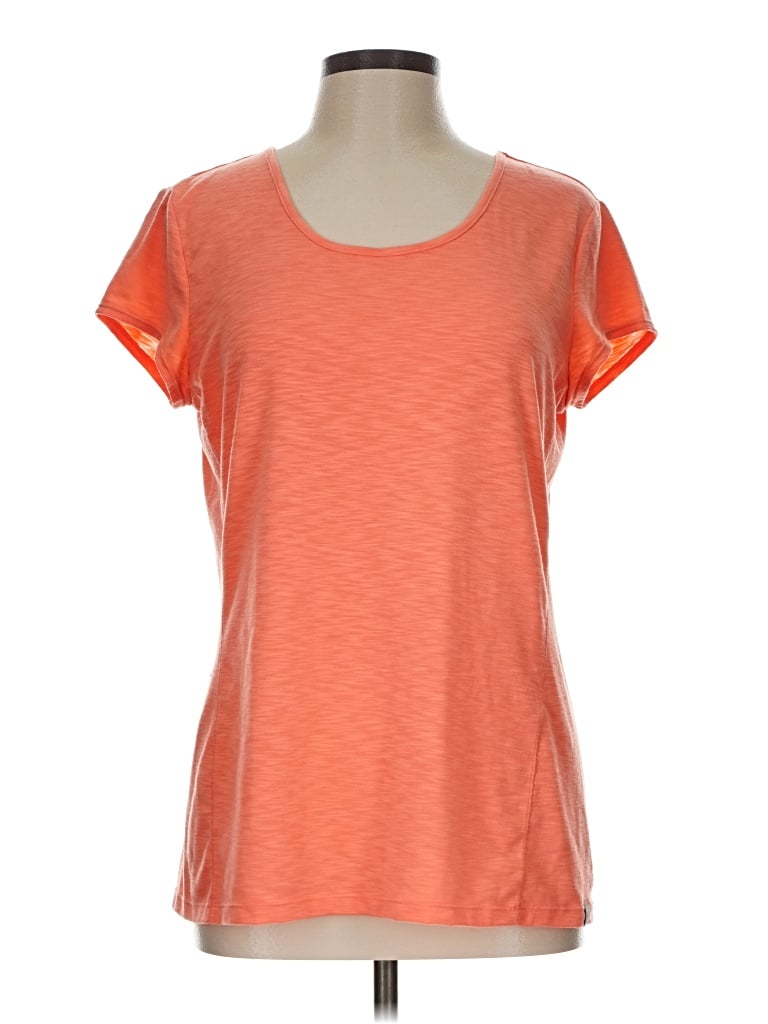 Pre-owned Title Nine Active T-shirt In Orange