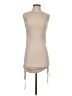Assorted Brands Solid Tan Cocktail Dress Size S - photo 1