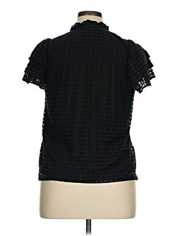 Ginger by Stella + Ginger Short Sleeve Blouse (view 2)