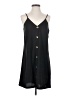 Unbranded Solid Black Casual Dress Size S - photo 1