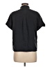 Theory Black Short Sleeve Blouse Size M - photo 2