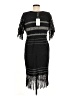 Jaline 100% Cotton Black Kimono Size M - photo 2