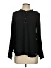 True Religion 100% Polyester Black Long Sleeve Blouse Size S - photo 1