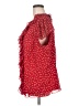 George Polka Dots Red Short Sleeve Blouse Size M - photo 5