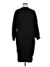 Unbranded Solid Black Casual Dress Size XL - photo 1