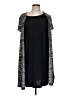 Perceptions Black Casual Dress Size L - photo 1