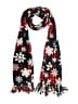 Mixit 100% Polyester Black Red Scarf One size - photo 1