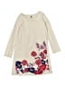Tea 100% Cotton Ivory Tan Dress Size 8 - photo 1