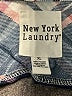 New York Laundry 100% Polyester Plaid Blue Sleeveless Blouse Size XL - photo 3