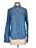 MICHAEL Michael Kors 100% Lyocell Blue Long Sleeve Top Size S - photo 1