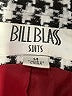 Bill Blass Houndstooth Gray Blazer Size 14 - photo 6