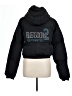 ANWND 100% Nylon Solid Black Snow Jacket Size L - photo 2