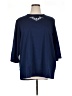 Silvert's Blue 3/4 Sleeve Top Size XL - photo 1