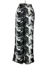 Forever 21 Contemporary 100% Polyester Chevron-herringbone Silver Casual Pants Size S - photo 2