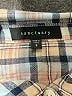 Sanctuary Plaid Gray Short Sleeve Blouse Size S - photo 7