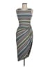 Bailey 44 Stripes Gray Casual Dress Size M - photo 1