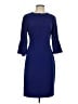 DKNY Solid Blue Cocktail Dress Size 2 - photo 1