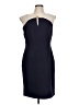 Ellen Tracy Color Block Blue Cocktail Dress Size 12 - photo 1
