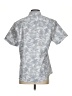 FLX Tropical Silver Short Sleeve Blouse Size S - photo 2