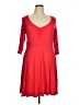 Torrid Red Casual Dress Size 1X Plus (1) - photo 1