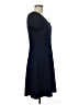 Connected Apparel Solid Blue Casual Dress Size 6 - photo 4