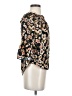Topshop 100% Polyester Black 3/4 Sleeve Blouse Size 2 - photo 4