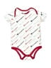 Champion Print White Short Sleeve Onesie 12-18 MO / 18 MO - photo 1