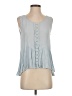 Miami 100% Rayon Blue Sleeveless Blouse Size S - photo 1
