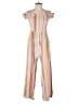 Xhilaration Stripes White Jumpsuit Size M - photo 1