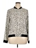 Sioni Animal Print Ivory Track Jacket Size XL - photo 1