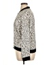 Sioni Animal Print Ivory Track Jacket Size XL - photo 5