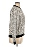 Sioni Animal Print Ivory Track Jacket Size XL - photo 4
