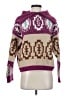 Woven Heart Purple Pullover Sweater Size S - photo 1